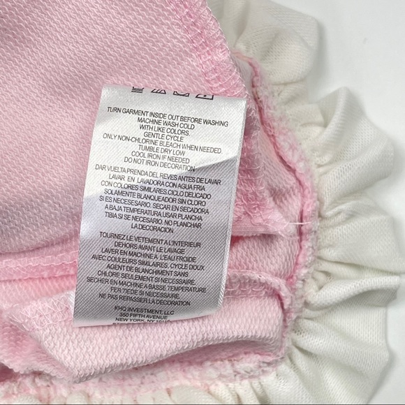 JUICY COUTURE Baby Pink Leopard Ruffle Dress 12 M - Picture 14 of 16